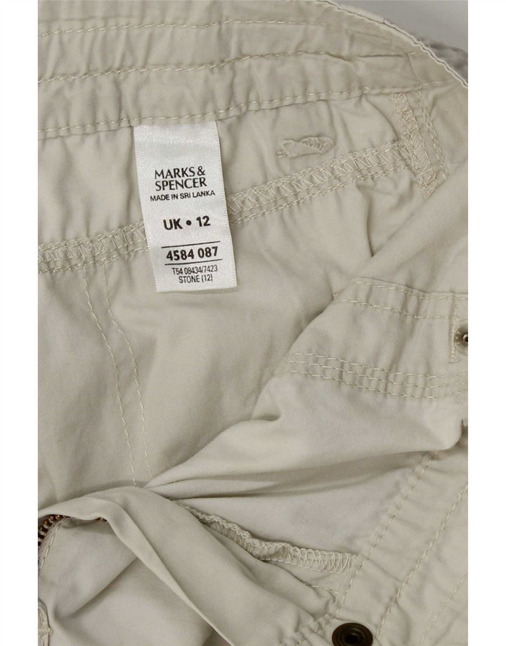 Marks & Spencer Short cargo pour femme UK 12 Medium W30 Coton beige