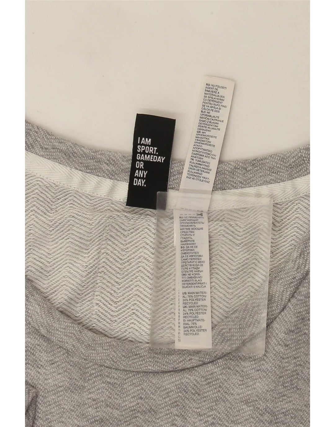Adidas T-Shirt Graphique Homme Gris Moyen Moucheté Coton