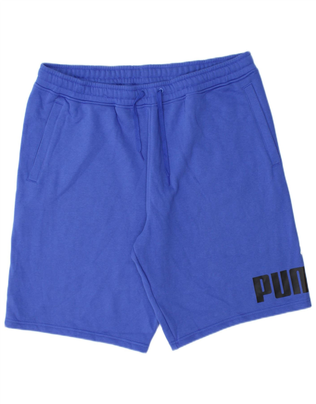 PUMA Short de Sport Graphique Homme XL Bleu Coton