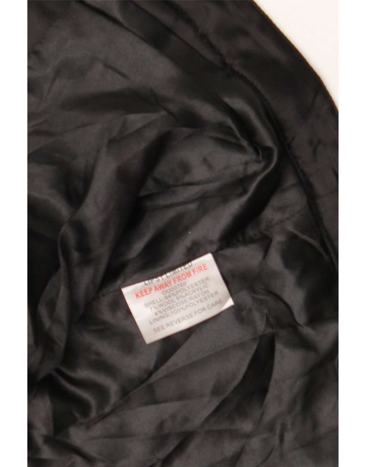 Lipsy Veste boléro à manches 3/4 pour femme UK 12 Polyester à carreaux noirs moyens
