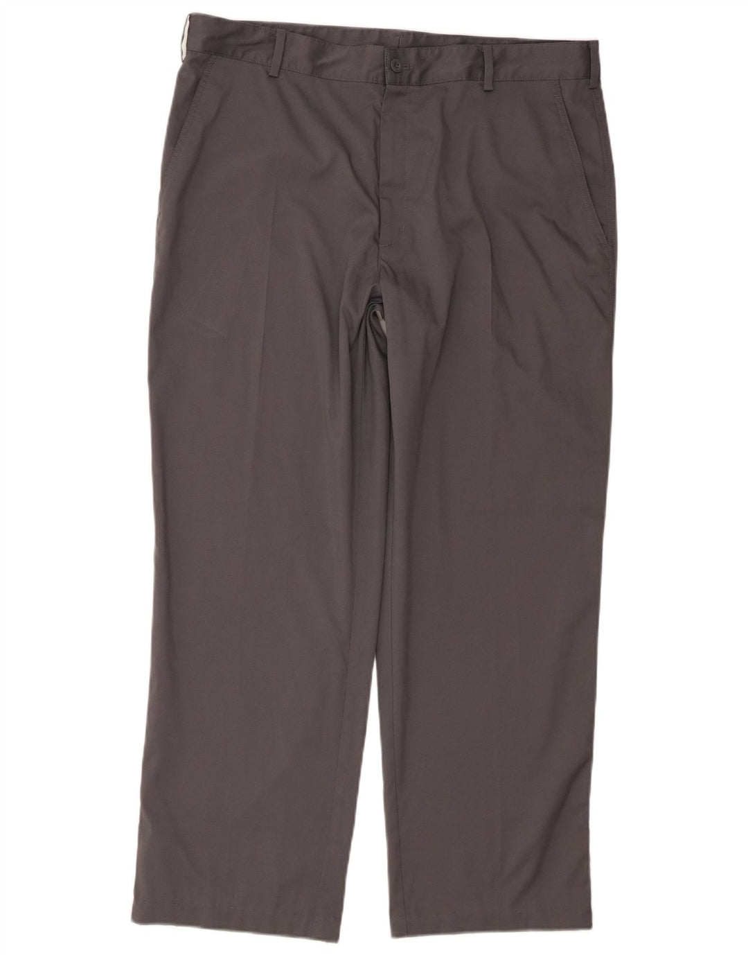 Nike Pantalon chino droit Dri Fit W36 L30 Gris Polyester