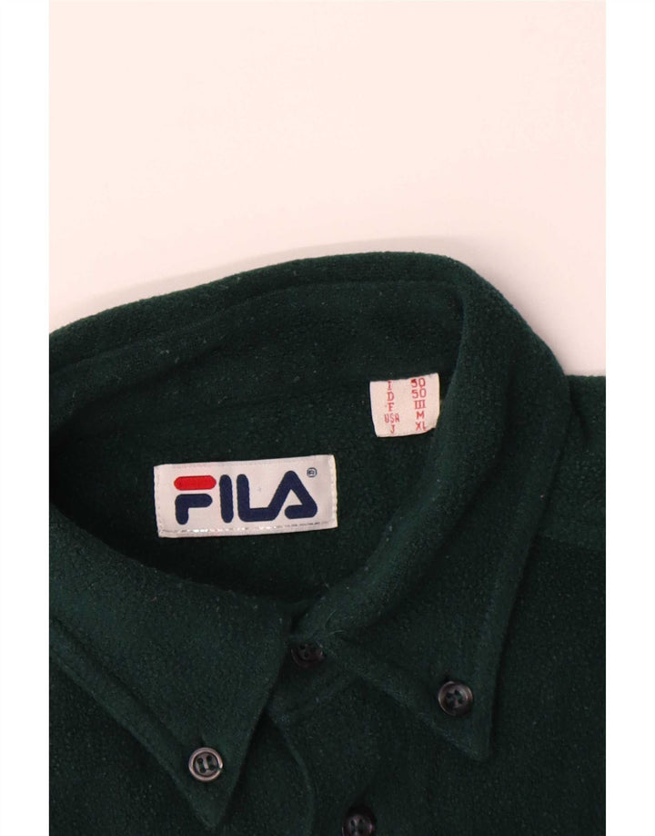 Fila Chemise Polaire Homme IT 50 Vert Moyen