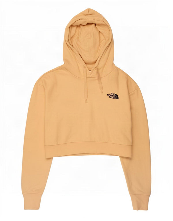 The North Face Pull à capuche court pour femme UK 14 Coton jaune moyen