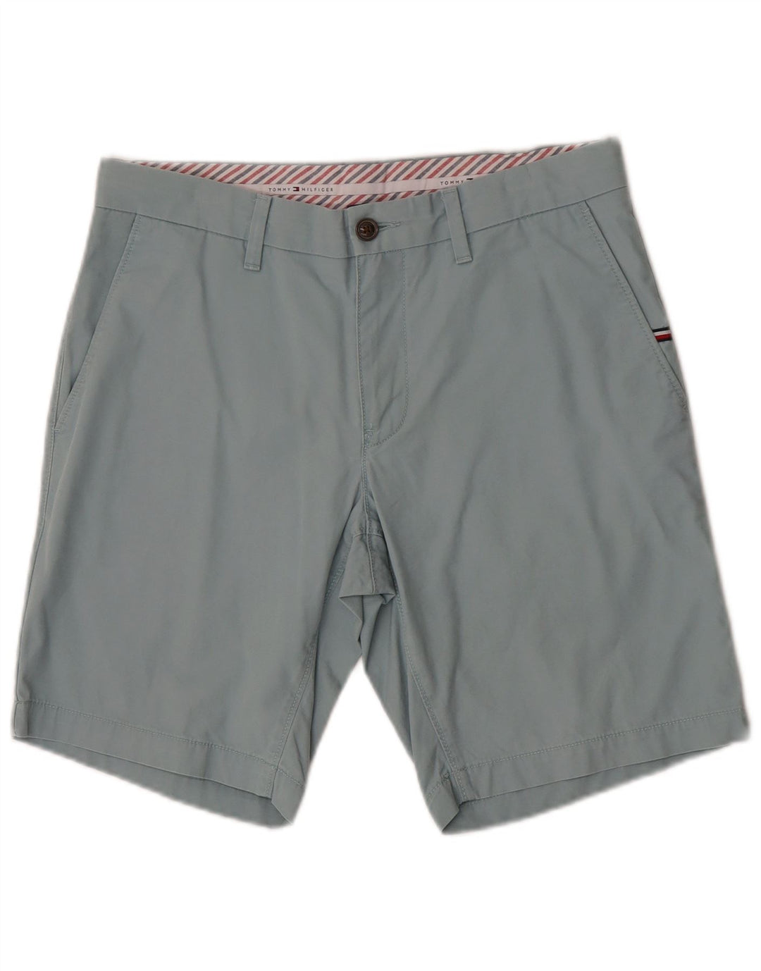 Tommy Hilfiger Short Chino Homme W32 Bleu Moyen Coton