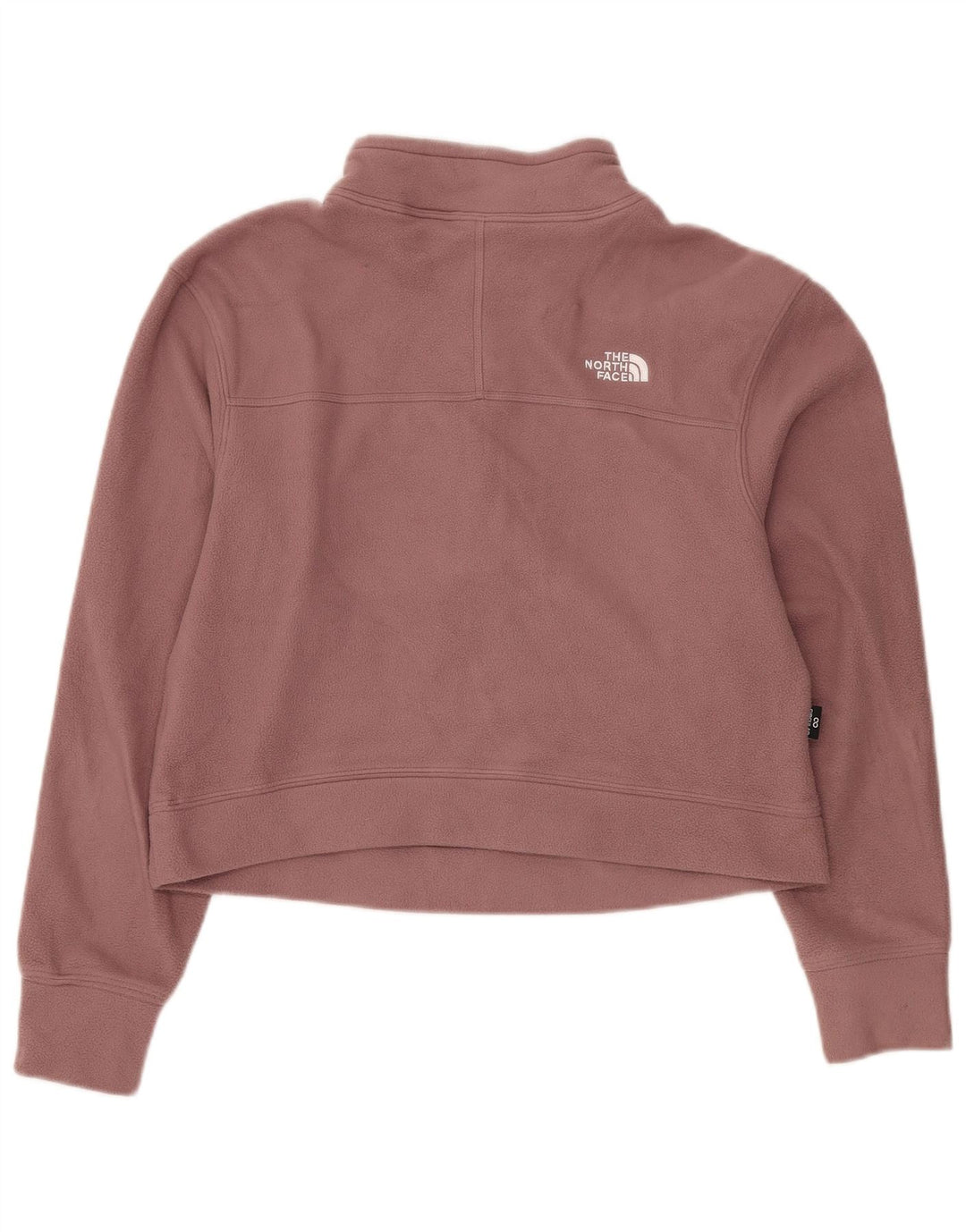 THE NORTH FACE Pull court en polaire à col zippé pour femme UK 14 Rose moyen
