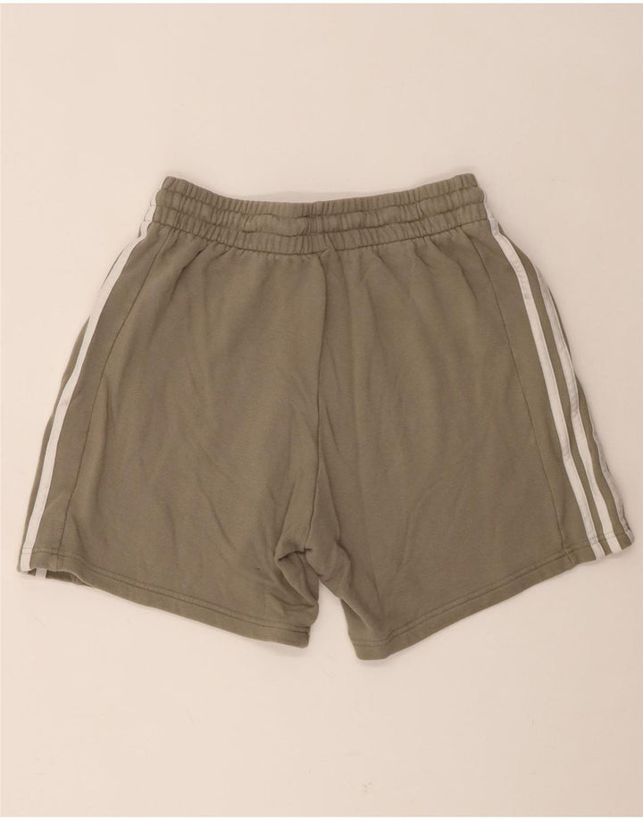 Adidas Short de sport pour homme en coton kaki moyen