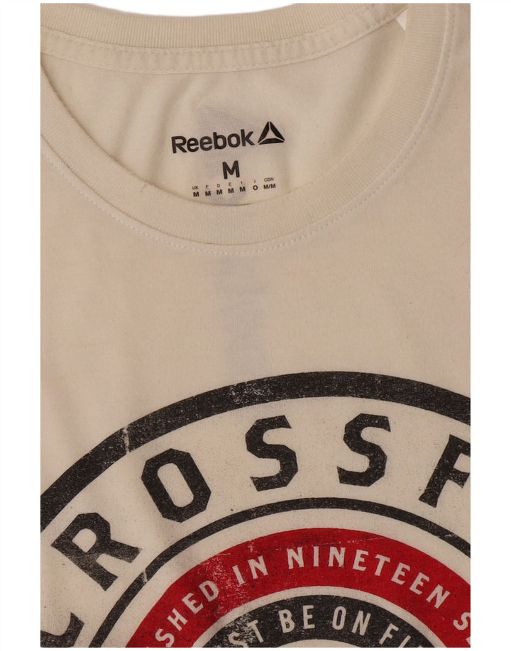 Reebok Tee-Shirt Graphic Homme Blanc Moyen