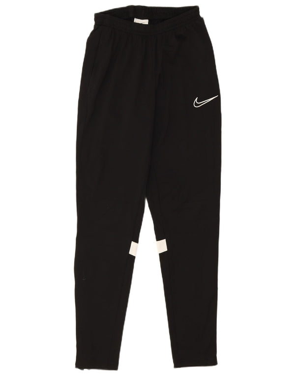 Nike Pantalon de survêtement Dri Fit pour homme Taille S en polyester color block noir