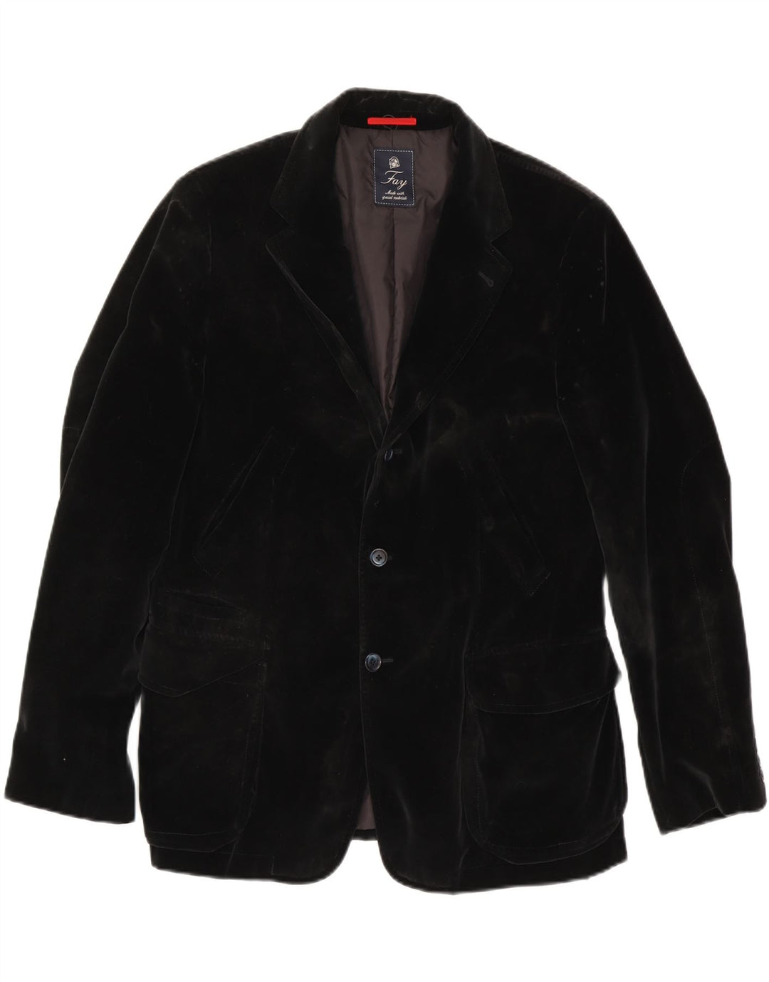 FAY Veste Blazer 3 Boutons Homme IT 52 XL Noir Coton