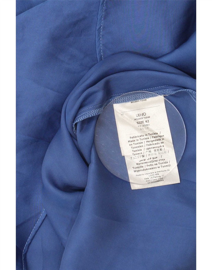 Liu Jo Haut asymétrique femme IT 42 Bleu moyen Polyester