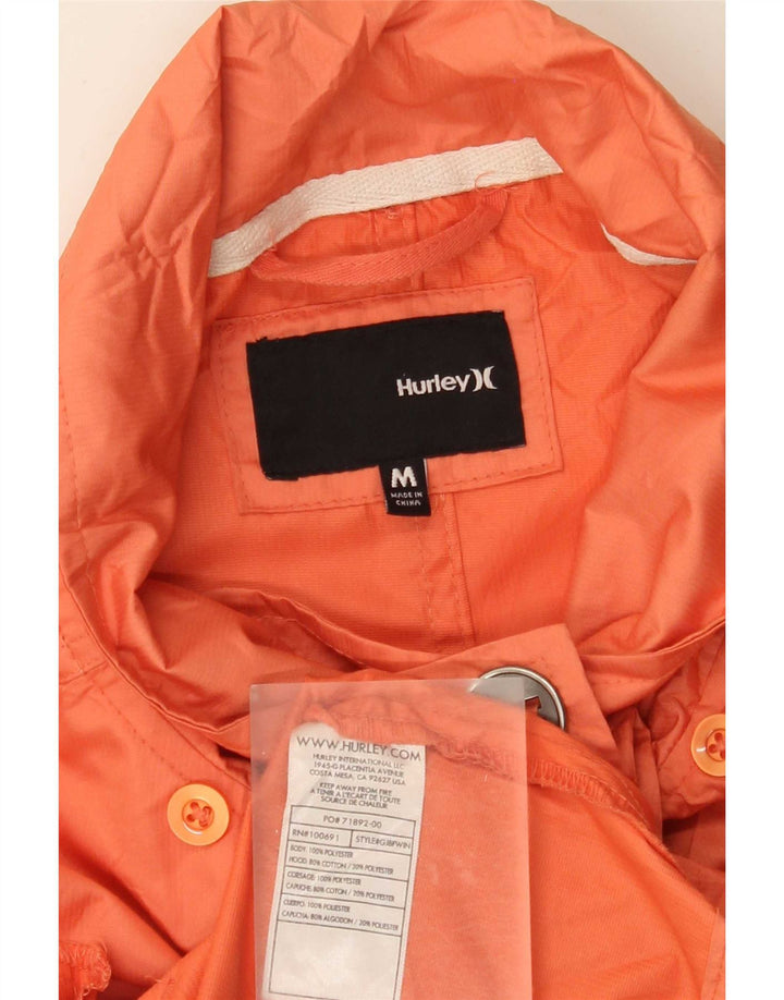 Hurley Veste utilitaire à double boutonnage pour femme UK 14 Orange moyen Polyester