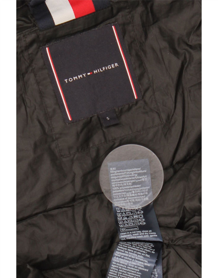 TOMMY HILFIGER Gilet rembourré pour hommes UK 36 Small Noir Polyester