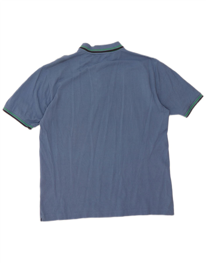 Kappa Polo Homme XL Bleu Coton