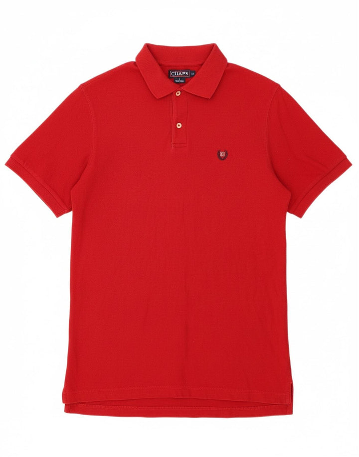 CHAPS Mens Polo Shirt Medium Red Cotton