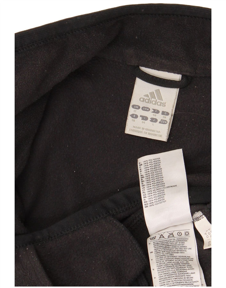 Adidas Veste polaire Climawarm pour femme UK 12 Noir moyen Polyester