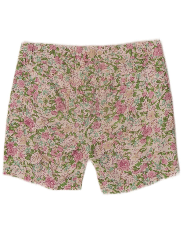 Benetton Short décontracté pour fille 11-12 ans 2XL W29 Multicolore Floral