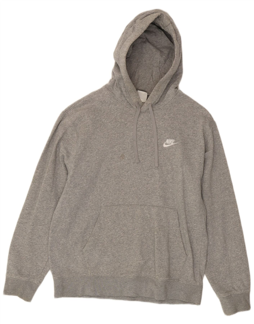 Nike Pull à capuche en coton moucheté gris moyen pour homme