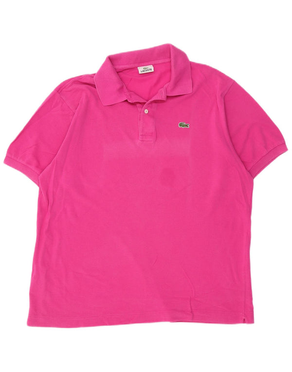LACOSTE Polo Homme Taille 6 XL Rose Coton