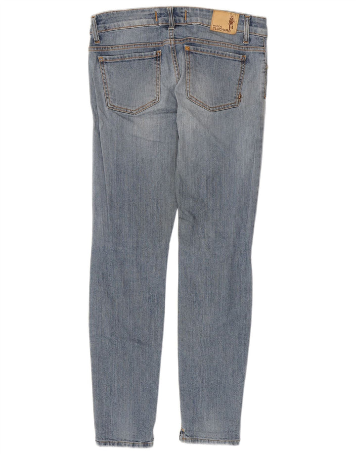 MAISON CLOCHARD Jean Slim Femme W28 L29 Bleu Coton