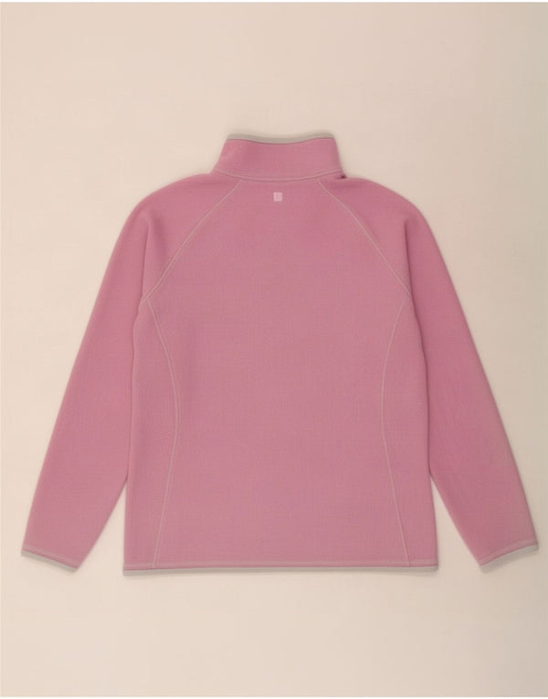 Mountain Warehouse Pull polaire à col zippé pour femme UK 14 Large Rose Polyester
