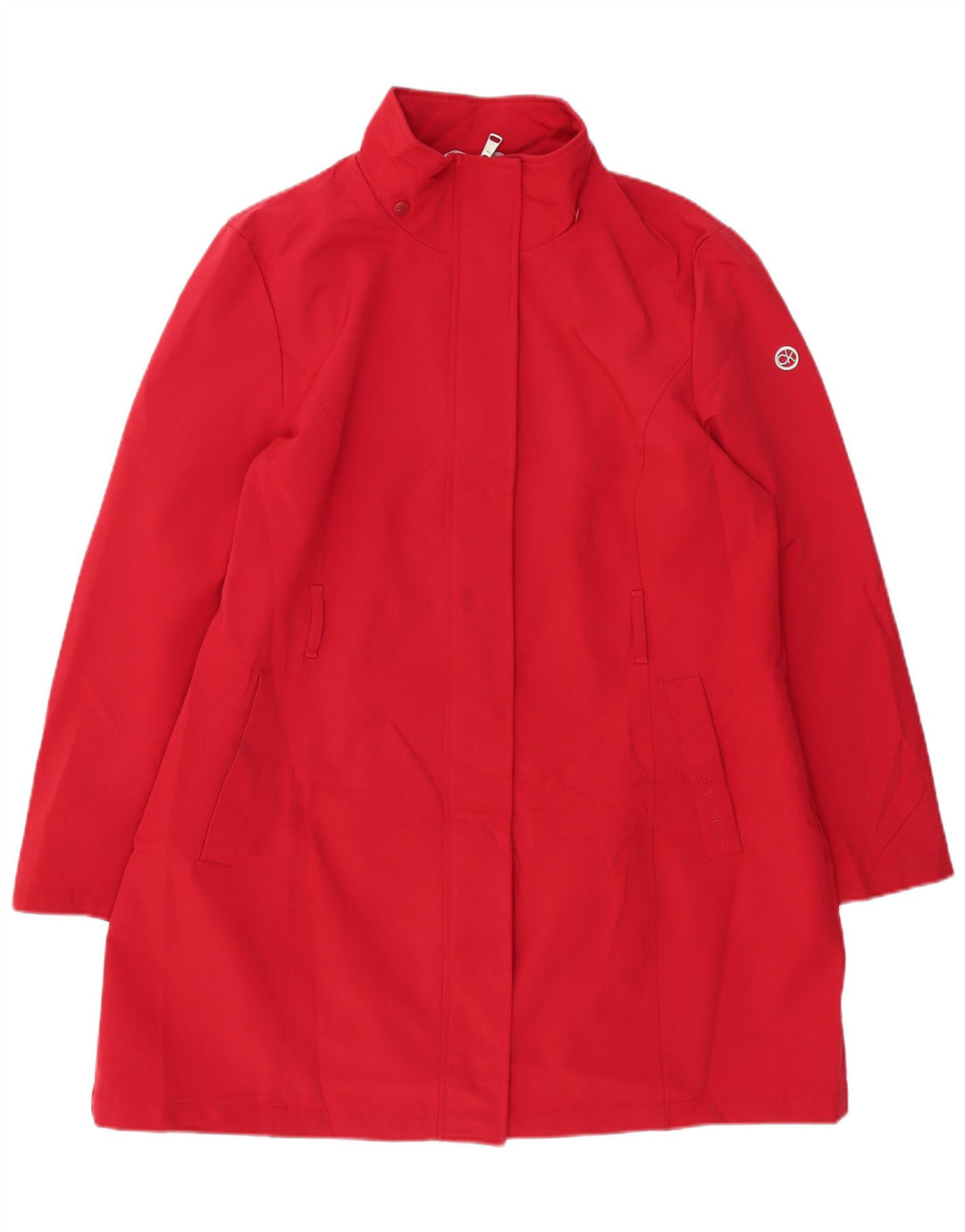 Calvin Klein Imperméable Femme UK 20 2XL Rouge Polyester