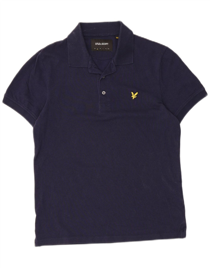 Lyle & Scott Polo Homme Petit Bleu Marine Coton