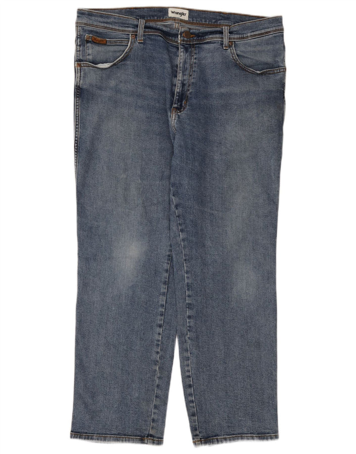 Wrangler Jean Droit Texas Homme W40 L30 Bleu Coton