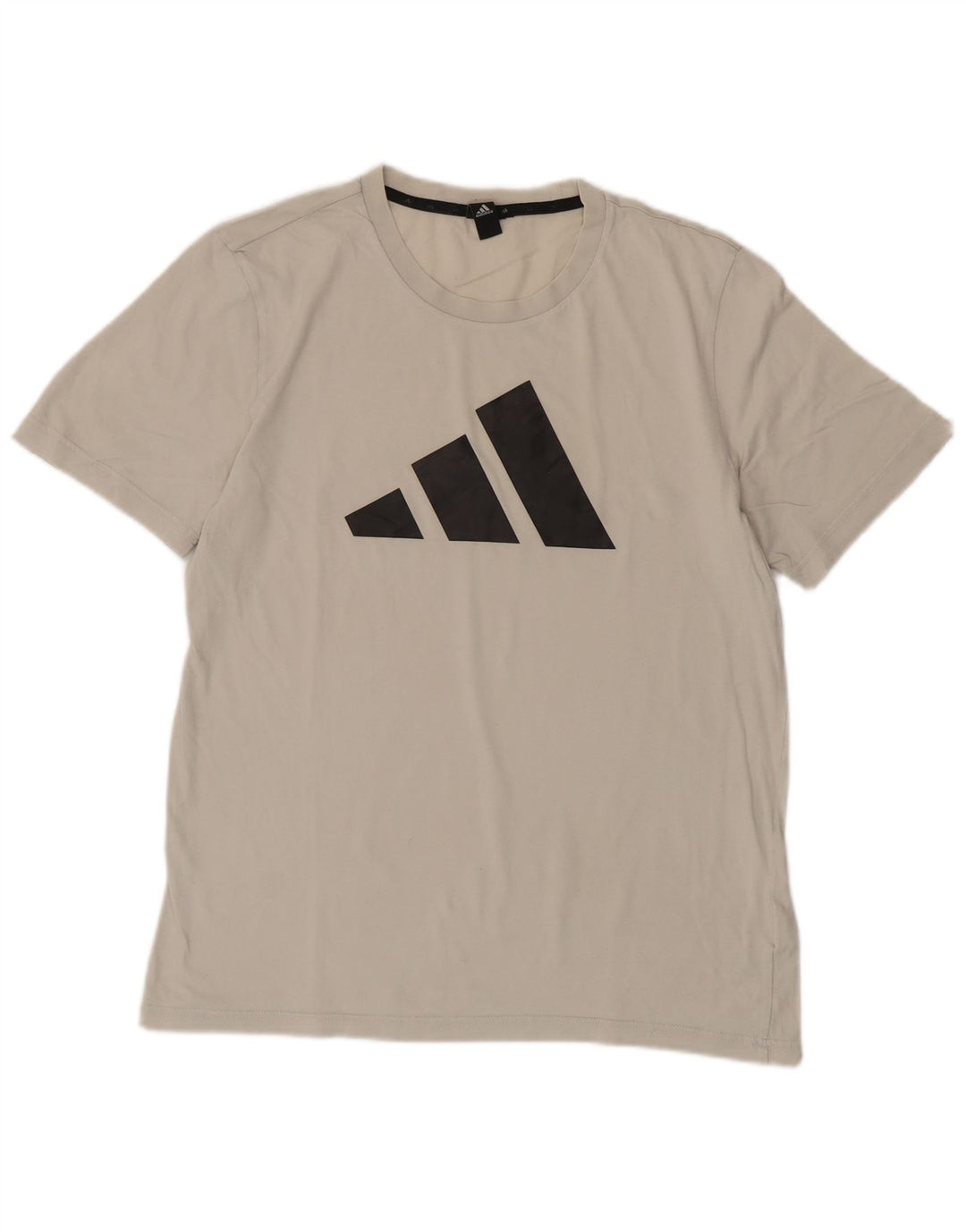 Adidas T-shirt graphique pour homme en coton blanc moyen