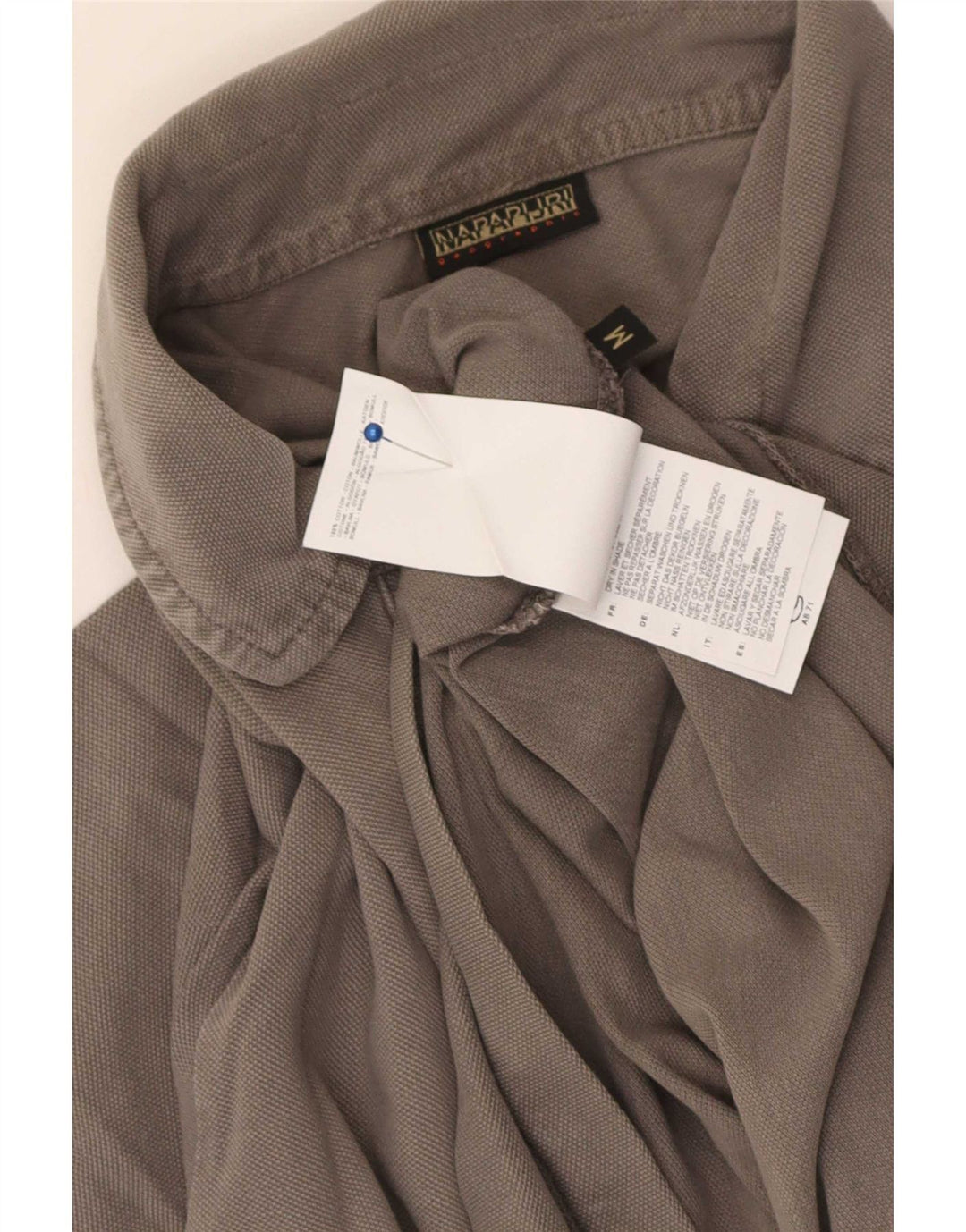 Napapijri Polo Homme Gris Moyen Coton