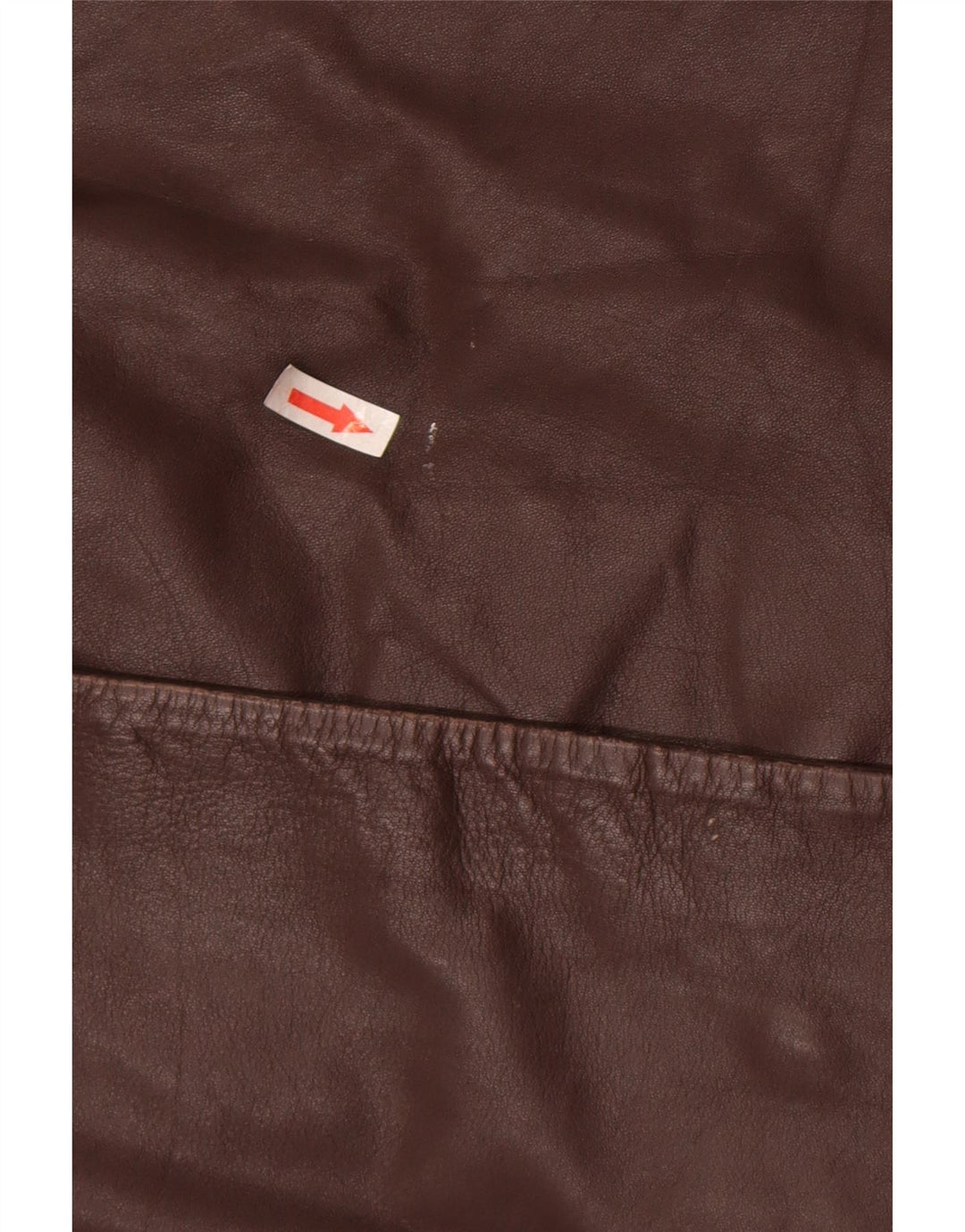 Manteau en cuir femme vintage IT 46 Grand cuir marron