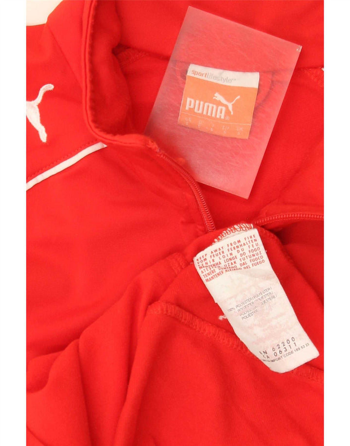 Puma Veste de survêtement pour homme Petit Orange Polyester