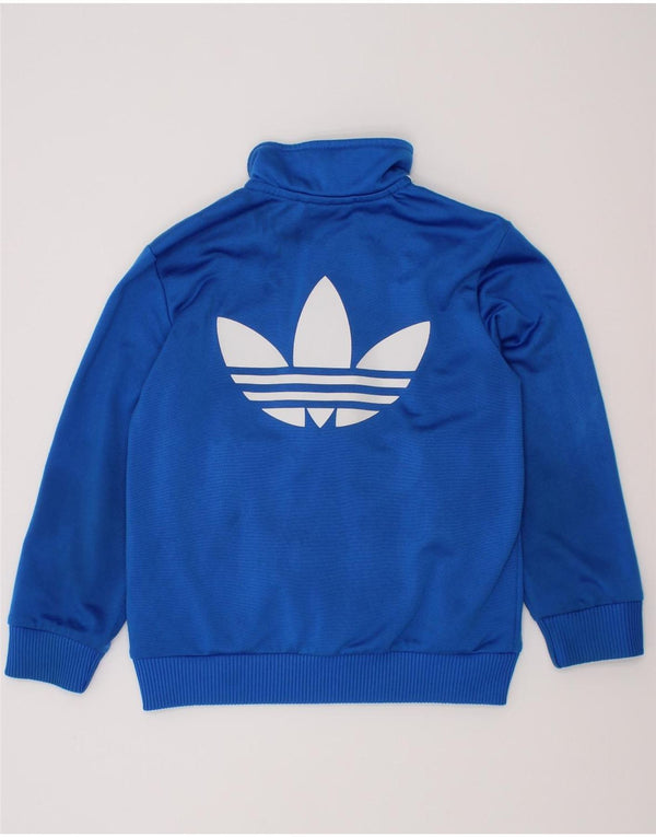 Veste de survêtement Adidas Graphic Garçon 6-7 ans Bleu Polyester