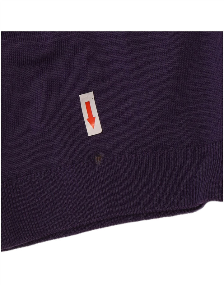 Classics Cardigan Femme Pull UK 16 Large Violet Laine