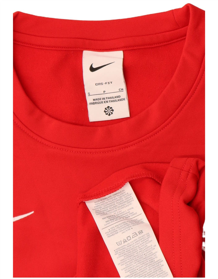 Nike Washington F.C. Top Manches Longues Petit Rouge Polyester