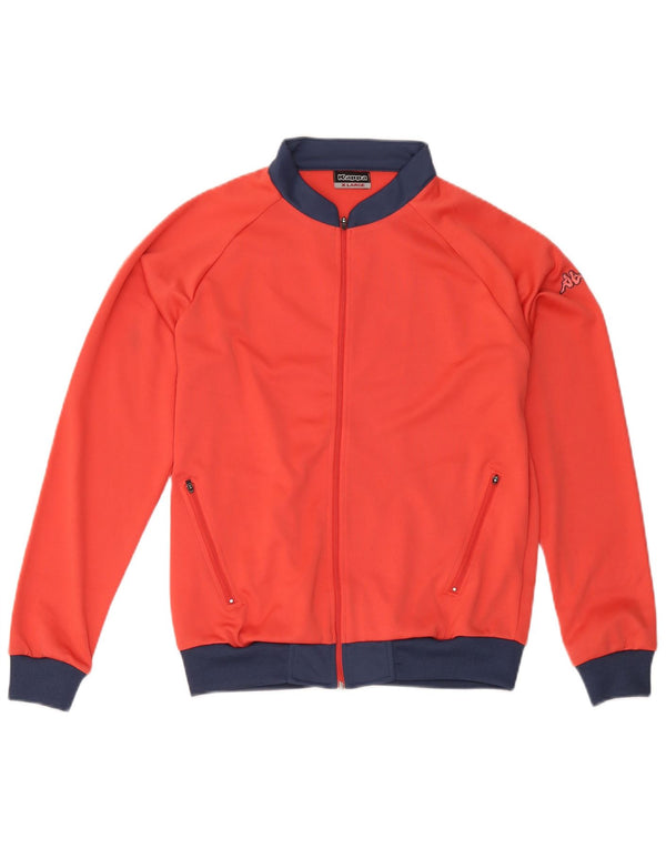 Kappa Veste de Survêtement Garçon 13-14 Ans XL Rouge Colorblock Polyester