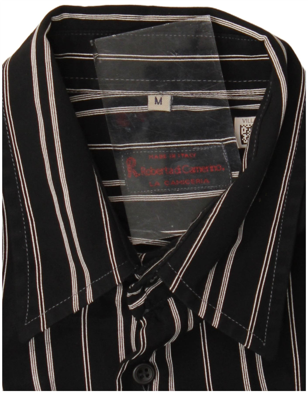 Roberta di Camerino Chemise Homme Rayée Noir Moyen