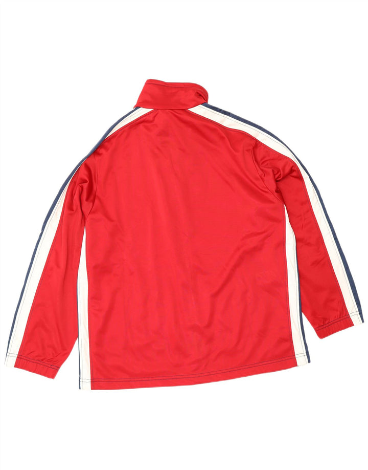 F.LLI Campagnolo Veste de Survêtement Homme Rouge Moyen Polyester Colorblock