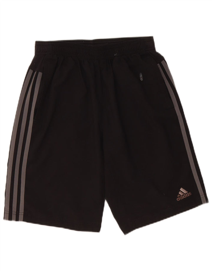 Adidas Short de Sport Climalite Garçon 13-14 Ans Noir