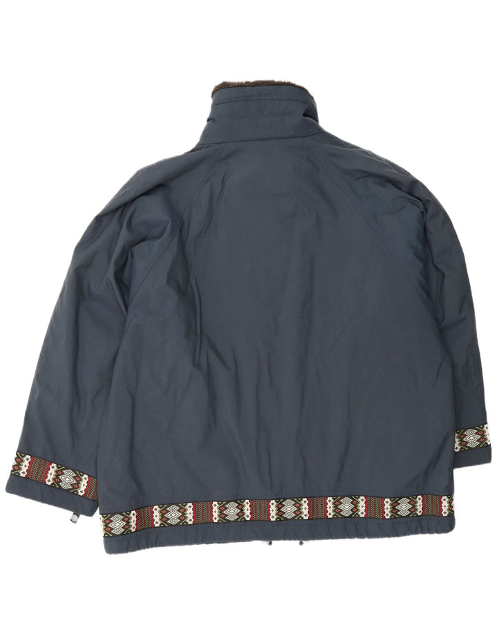 CIESSE PIUMINI Veste coupe-vent surdimensionnée femme Taille 48 Grand Bleu Marine