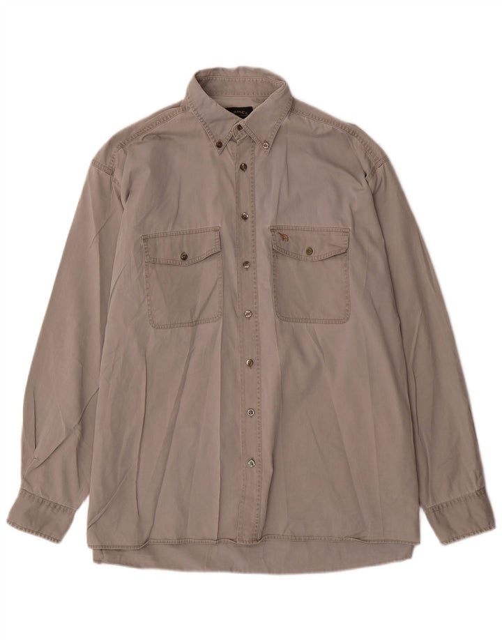 Camel Active Chemise Homme Grand Gris