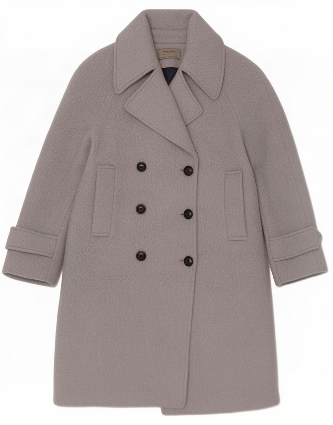 Zara Manteau croisé pour femme UK 10 Petit Bleu