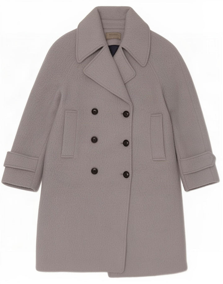 Zara Manteau croisé pour femme UK 10 Petit Bleu
