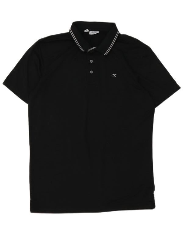 Calvin Klein Polo Homme Noir Moyen Polyester