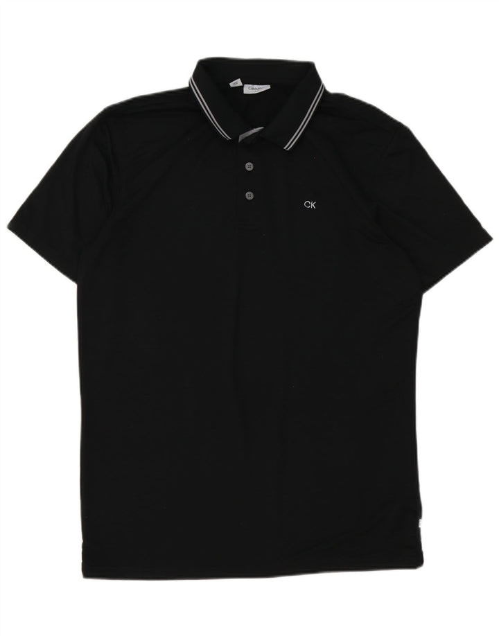 Calvin Klein Polo Homme Noir Moyen Polyester