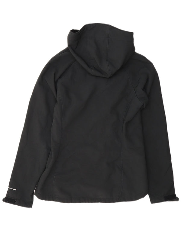 Columbia Veste coupe-vent à capuche pour homme UK 36 Small Bleu marine Polyester
