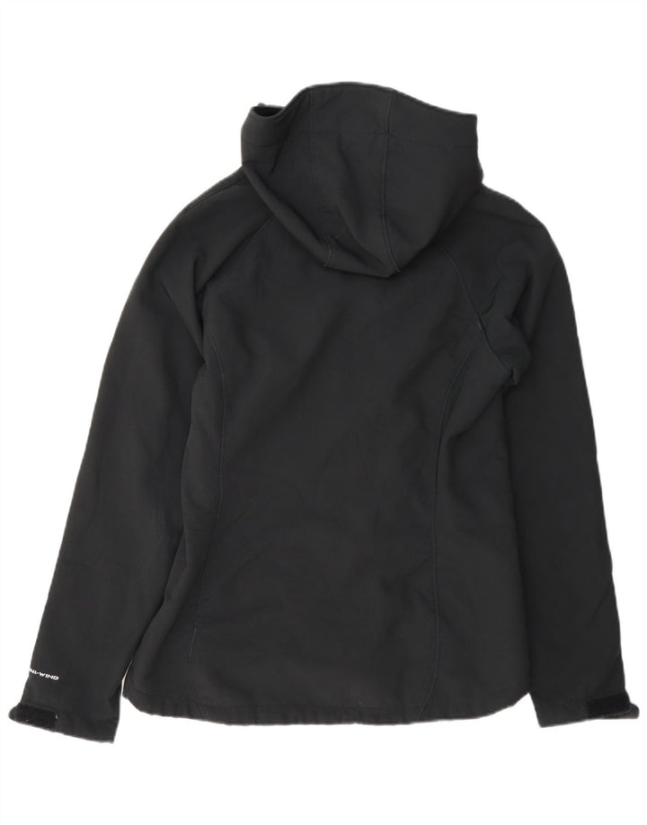 Columbia Veste coupe-vent à capuche pour homme UK 36 Small Bleu marine Polyester