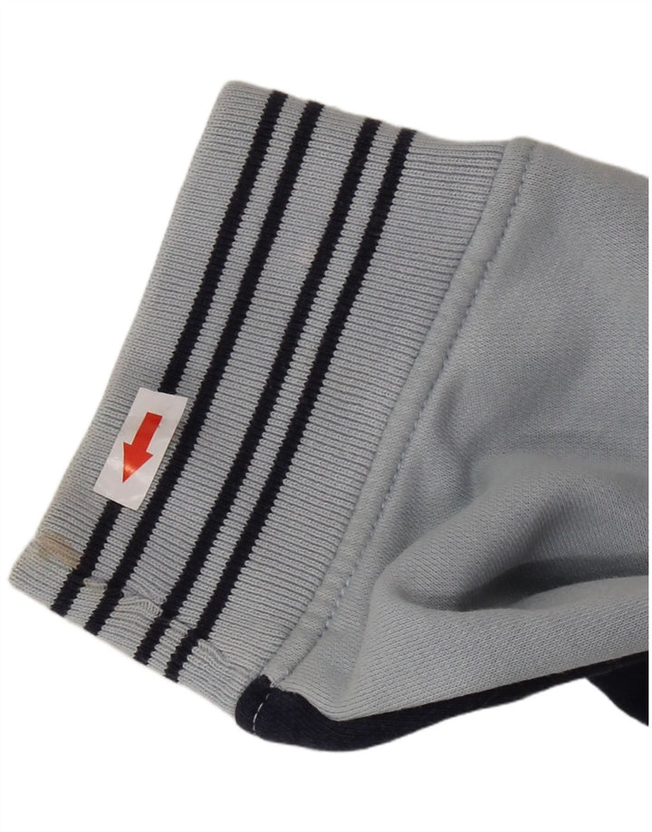 Nike Pull à capuche zippé graphique pour garçon 13-14 ans XL Bleu Colorblock Coton