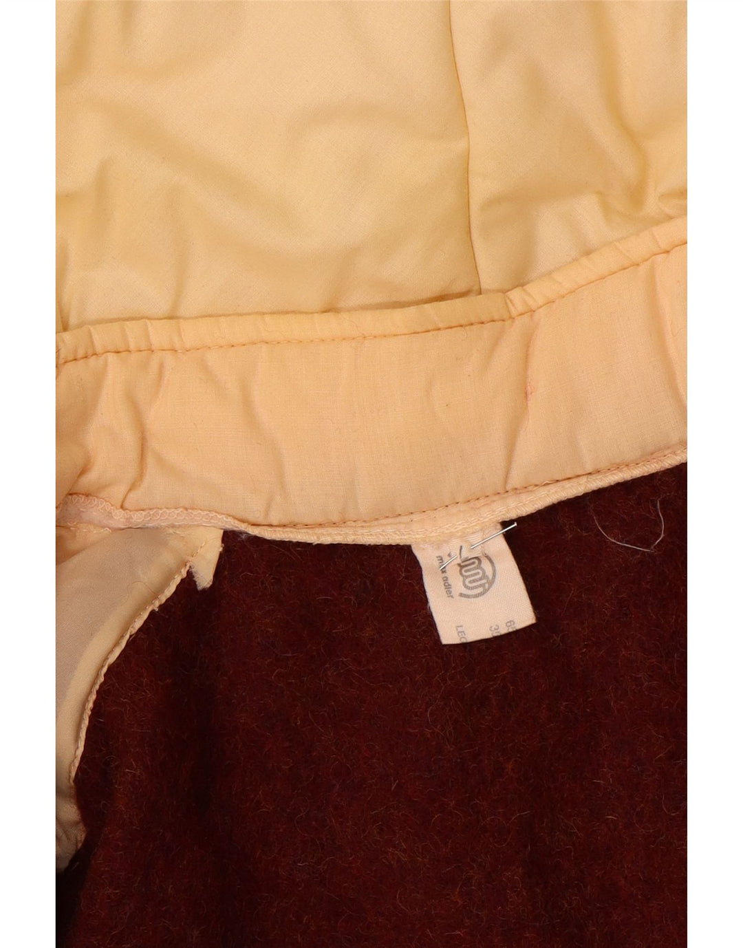 veste rembourrée homme vintage UK 40 Grand Polyester Beige