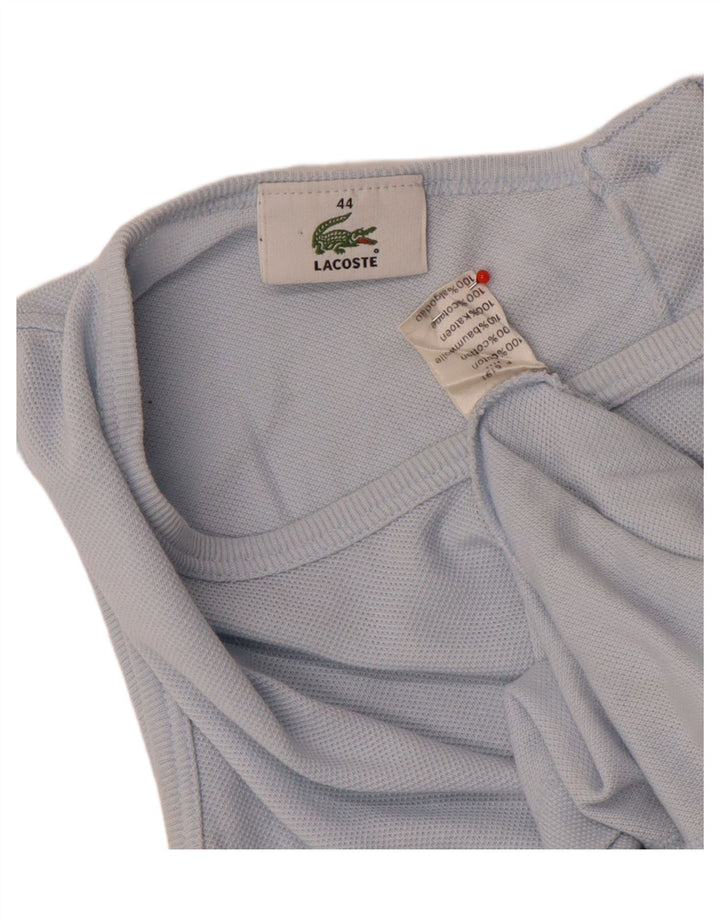 Lacoste Femme Débardeur Taille 44 Grand Bleu Coton