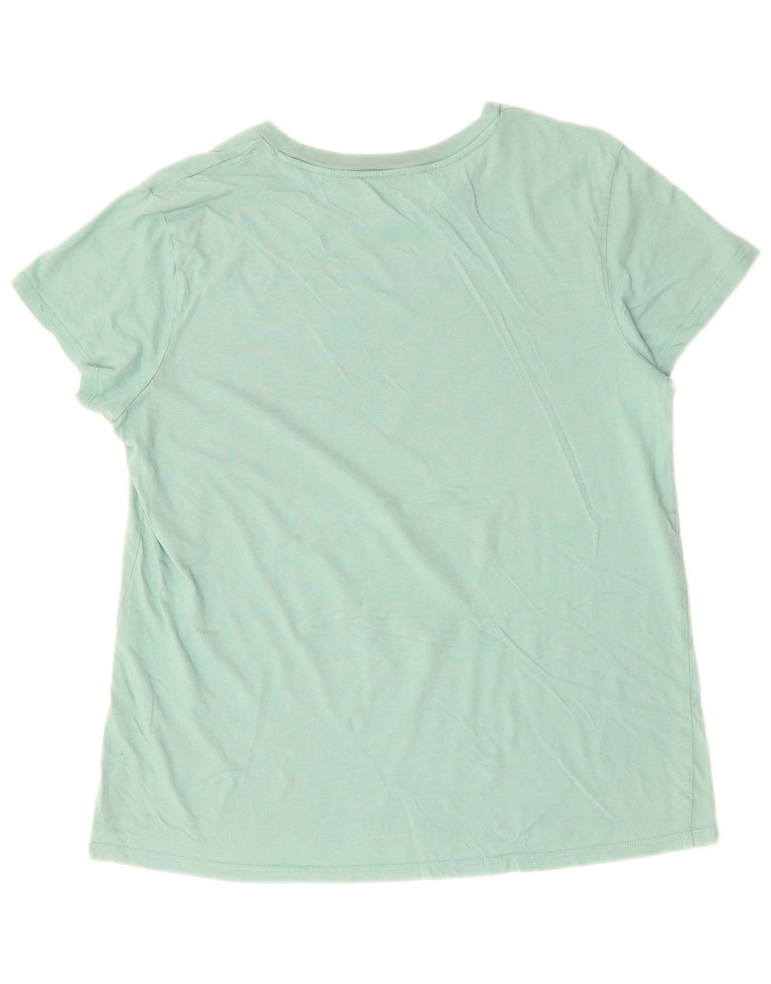 LEVI'S T-shirt graphique pour femme UK 16 Large Turquoise Coton